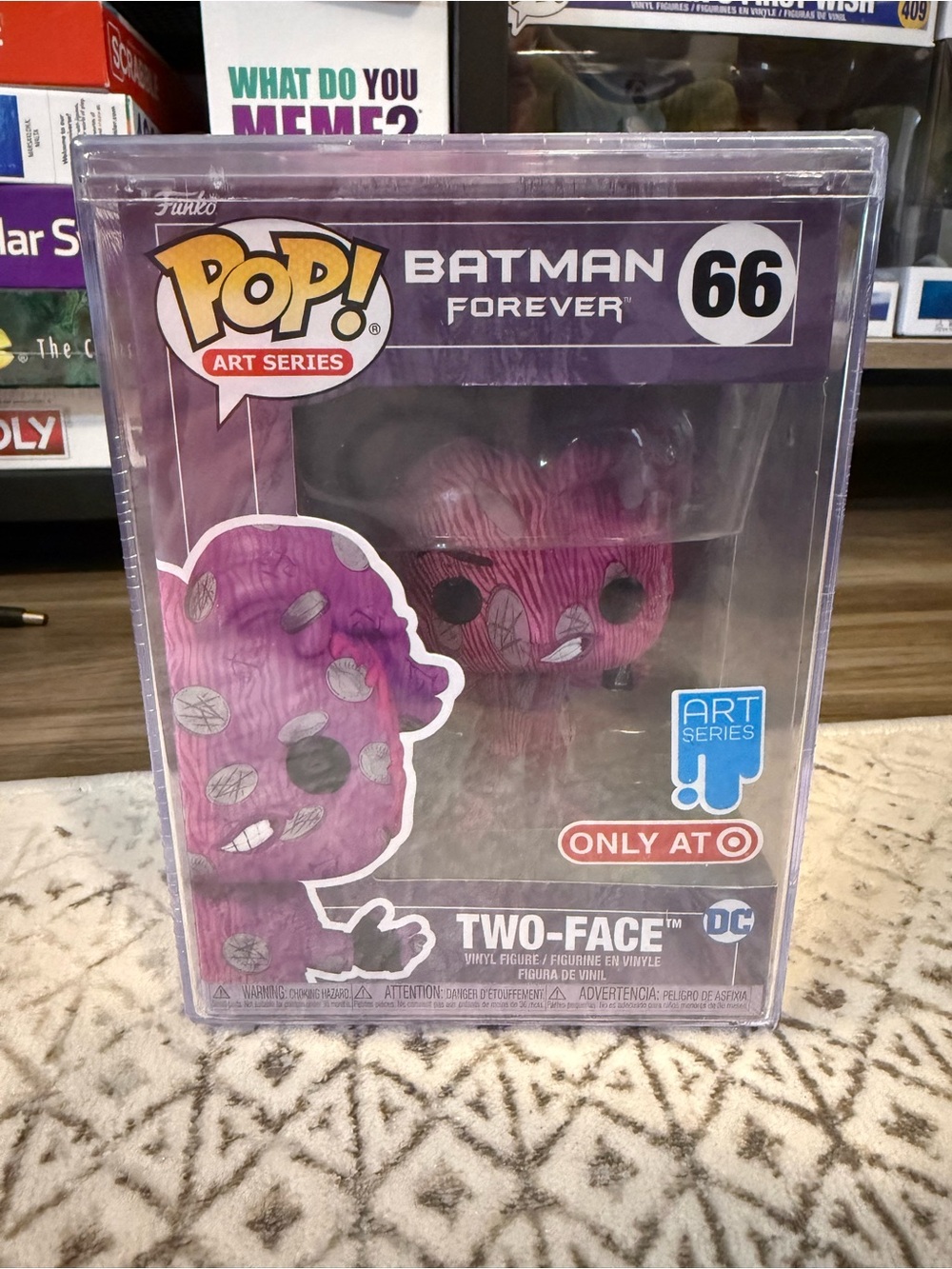 NIB Funko POP! Batman Forever - Two-Face, includes hard plastic protector